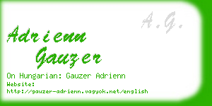 adrienn gauzer business card